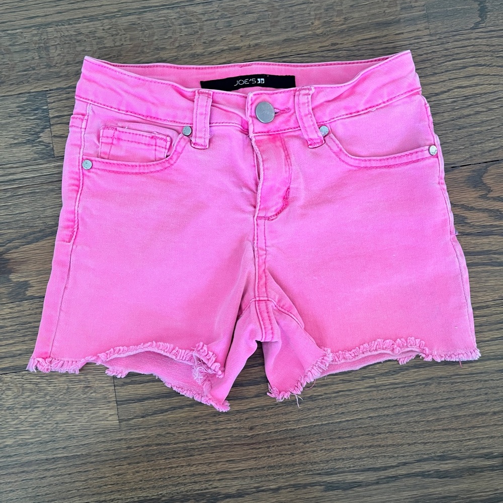 Joe's Jeans Girls Hot Pink Denim Shorts